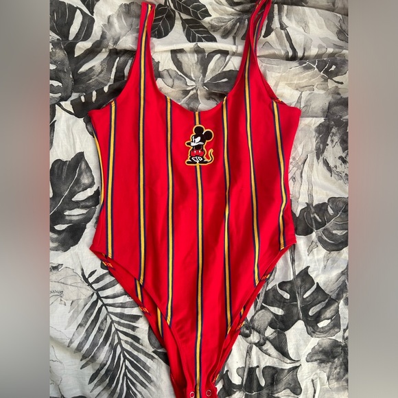 FOREVER 21 x DISNEY // vintage inspired Mickey Mouse bodysuit - Picture 1 of 3